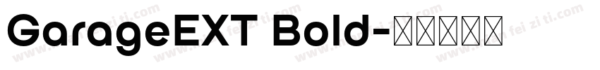 GarageEXT Bold字体转换
